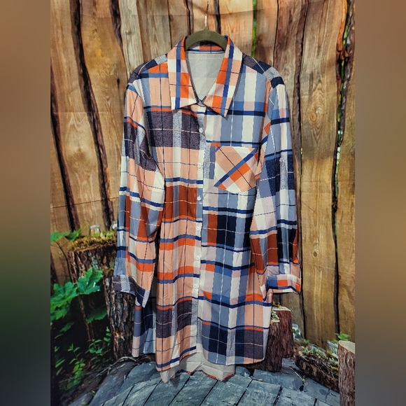 SHEIN Tops - SHEIN Multicolor Plaid Women's Shirt